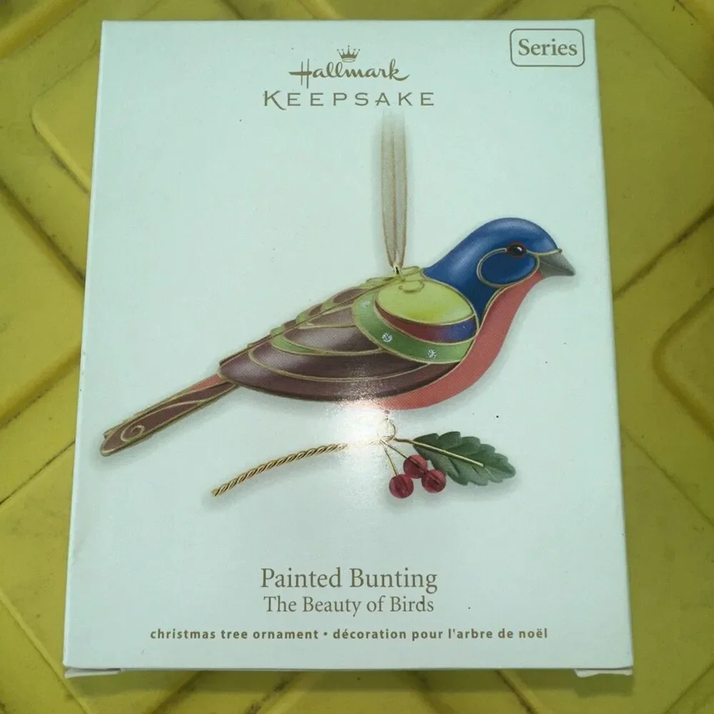 Hallmark 2012 PAINTED BUNTING Beauty of Birds #8 Brand New In Box